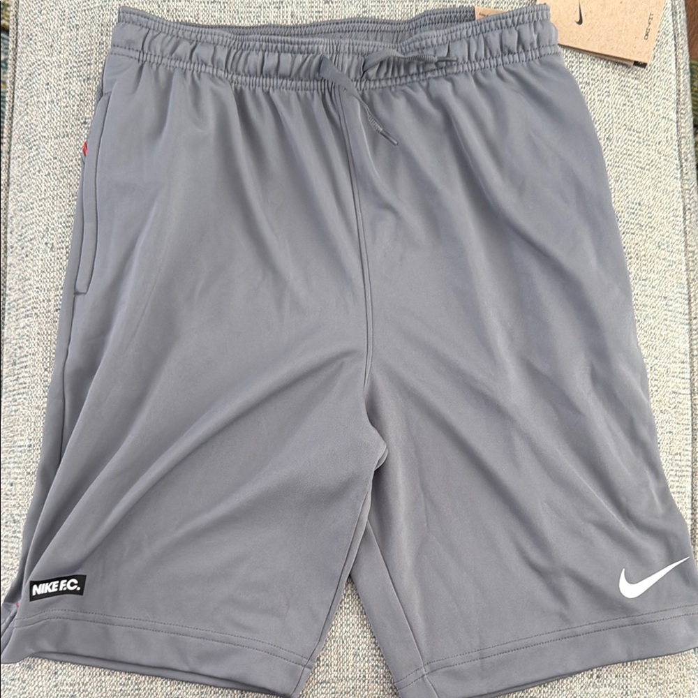 Nike FC Gray Shorts - Youth Boys